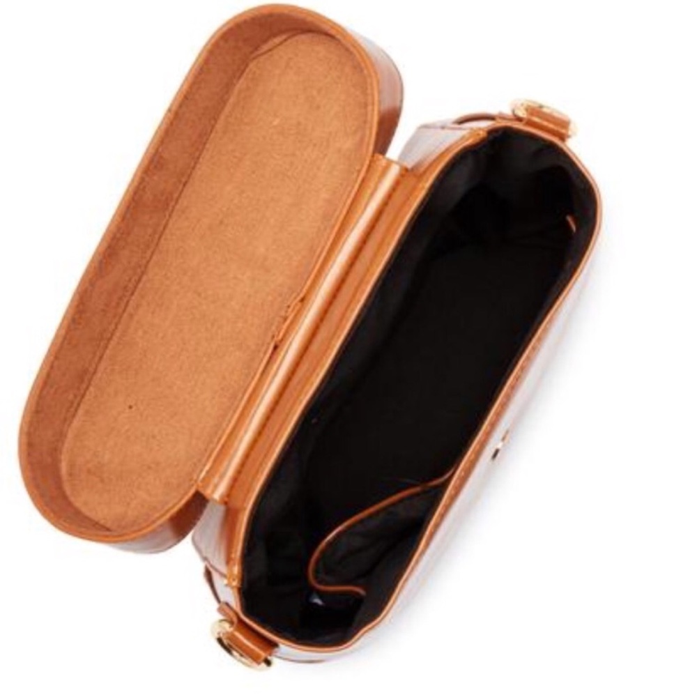 New Vintage Design Bag Cognac Color - Picture 3 of 6